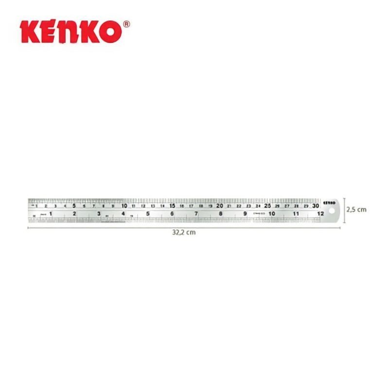 

[RP] (1pcs) Penggaris Besi 30CM Kenko Stainless Ruler