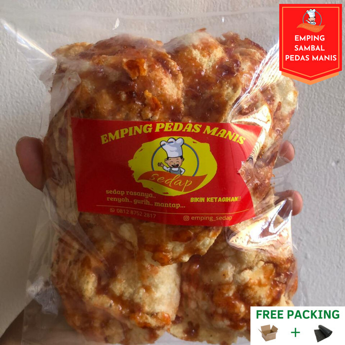 

Emping Pedas Manis Balado/ Keripik Emping Balado BIG PACKAGING - BIG Size, Kemasan Polos