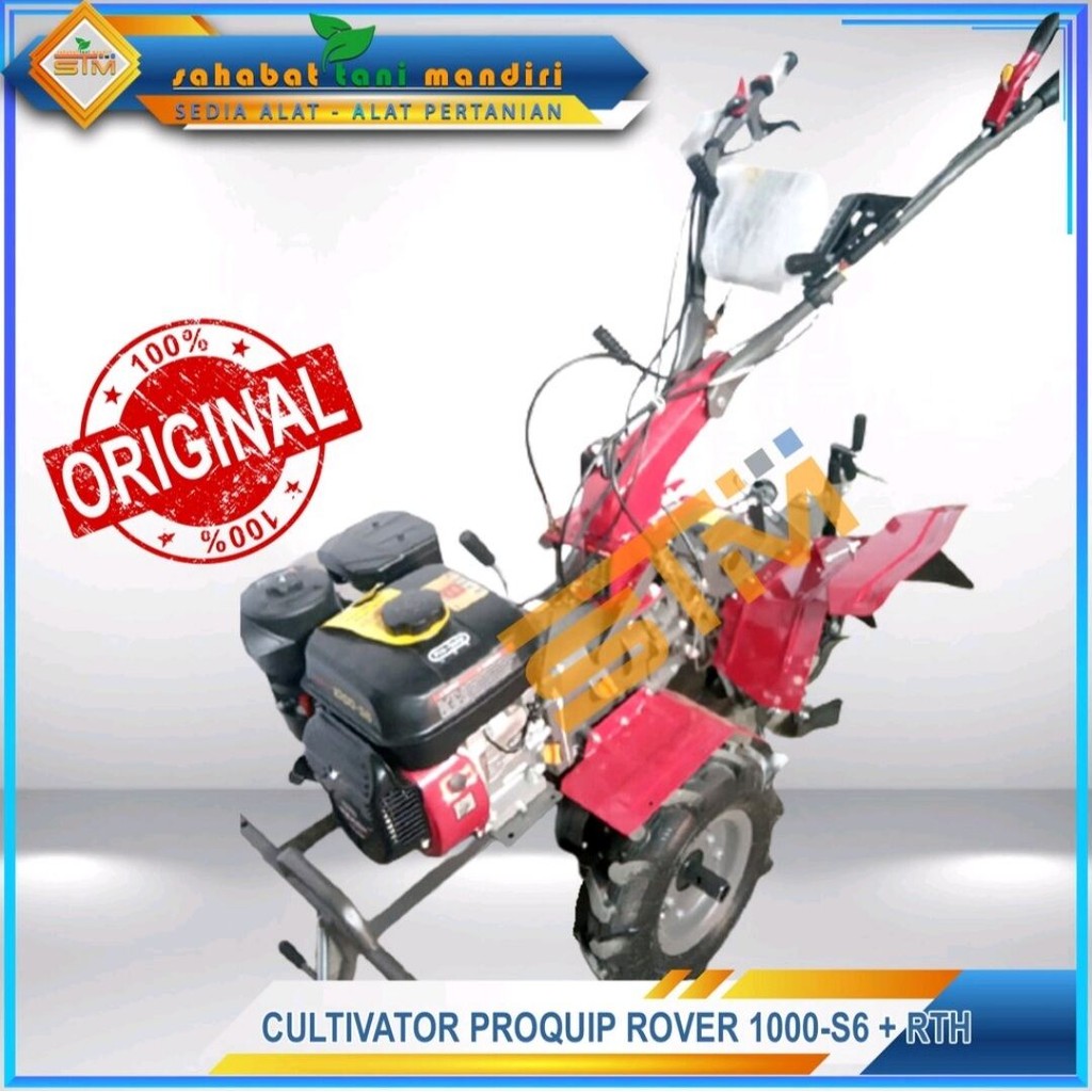 Mesin bajak Mini tiller Cultivator ProQuip Rover 1000-s6 + RTH