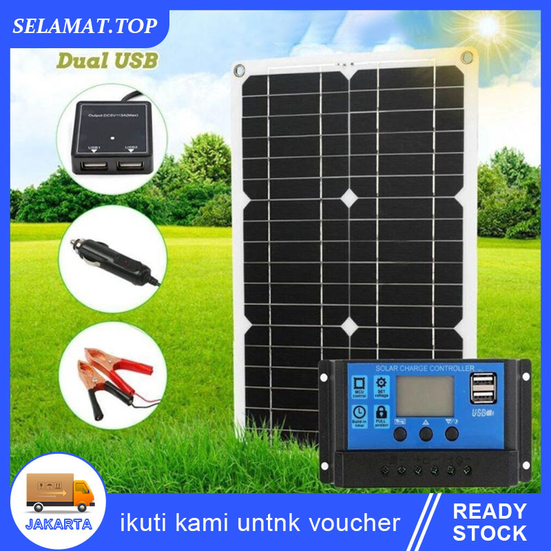 100W SOLAR PANEL PANEL SURYA PEMBANGKIT LISTRIK TENAGA SURYA 60W SOLAR PANEL PANEL SOLAR PANEL SURYA