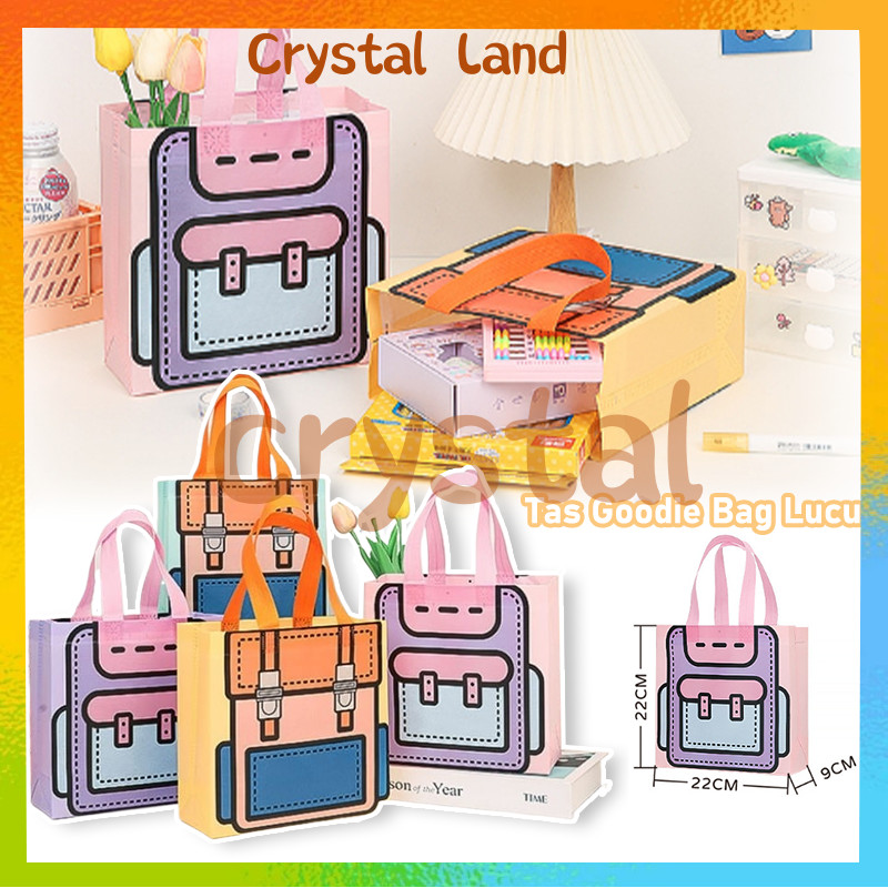 

Goodie Bag Tas Spunbond Mmotif Rransel Ggoodie Bag Non Woven Shopping