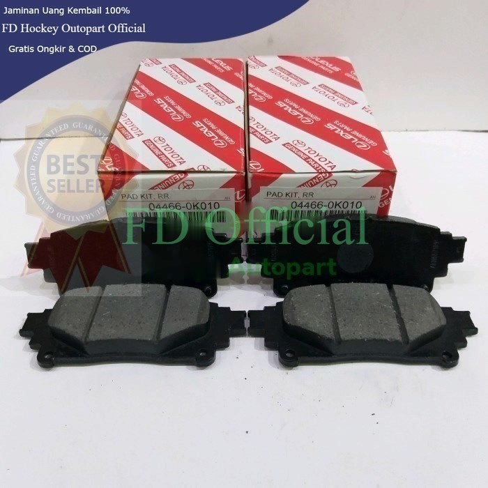Brake Pad Kampas Rem Belakang Fortuner VRZ