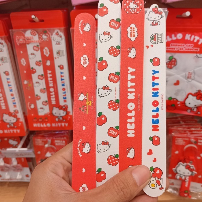 Alat Kikir Kuku Cantik - Miniso Hello Kitty Apple Collection Nail File
