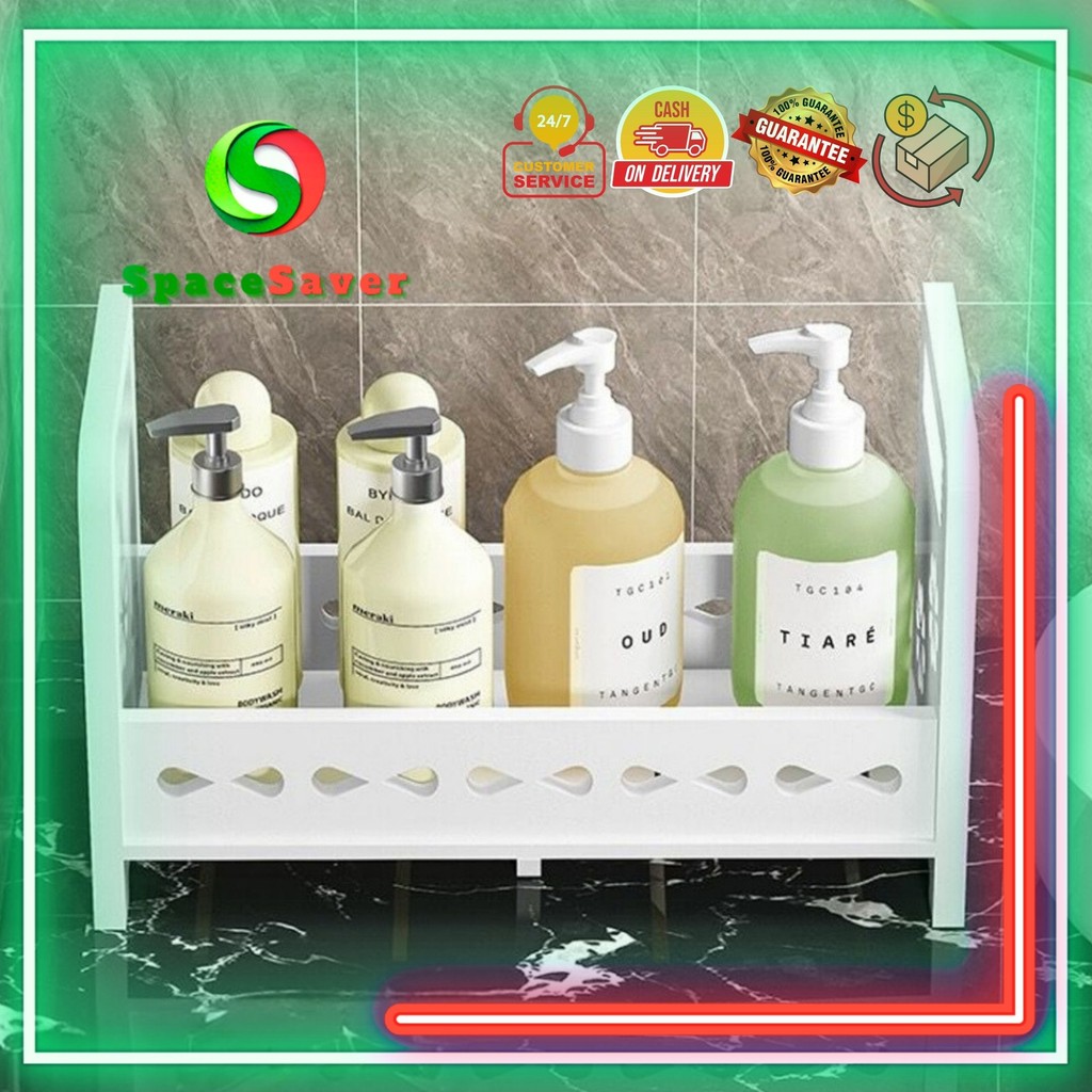 SpaceSaver - Rak Skincare Vintage 1 Susun Rak Meja Desk Organizer Ukiran Vintage Tempat Make Up Boto