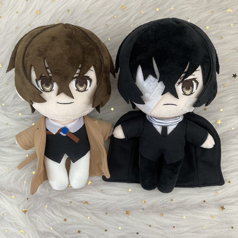 

Anime Dazai Osamu Plush Doll Standing Version Bungou Stray Dogs Character Cute Soft Stuffed Pillow Halloween Christmas Gift 20cm
