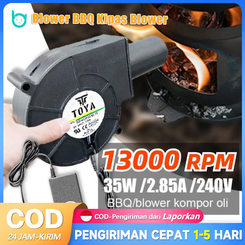 【COD】13000 RPM Blower Fan adalah perangkat blower untuk kompor oli bekas dapat disesuaikan kecepatan
