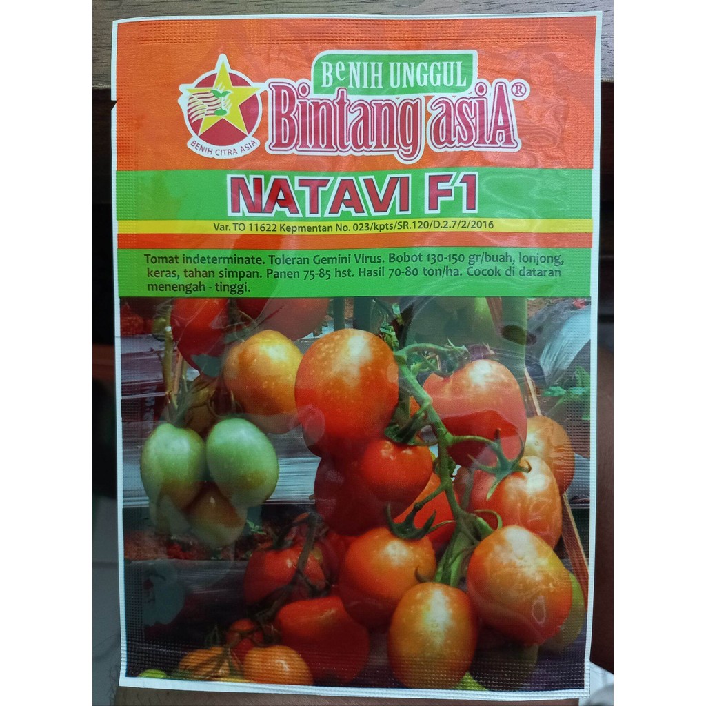 Benih tomat NATAVI F1 Bintang Asia