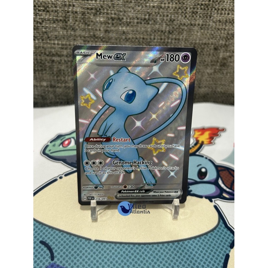 Pokemon TCG English Mew ex - 216/091 - Shiny Ultra Rare Scarlet & Violet: Paldean Fates