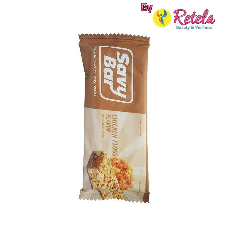 

SAVY BAR CHICKEN FLOSS FLAVOR 12 BARS X 25GR