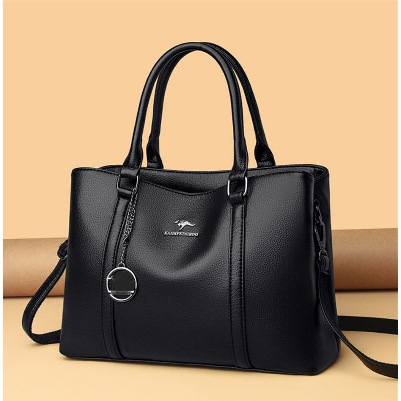 lacoga_official Tas Selempang Wanita Ala Korea Masa Kini- 2in1 2 Ruangan Tas Wanita Andin Ibu-Ibu Ta