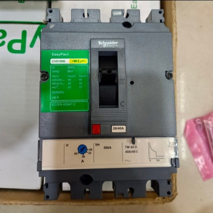 mccb cvs 100b 40a 3p Schneider original