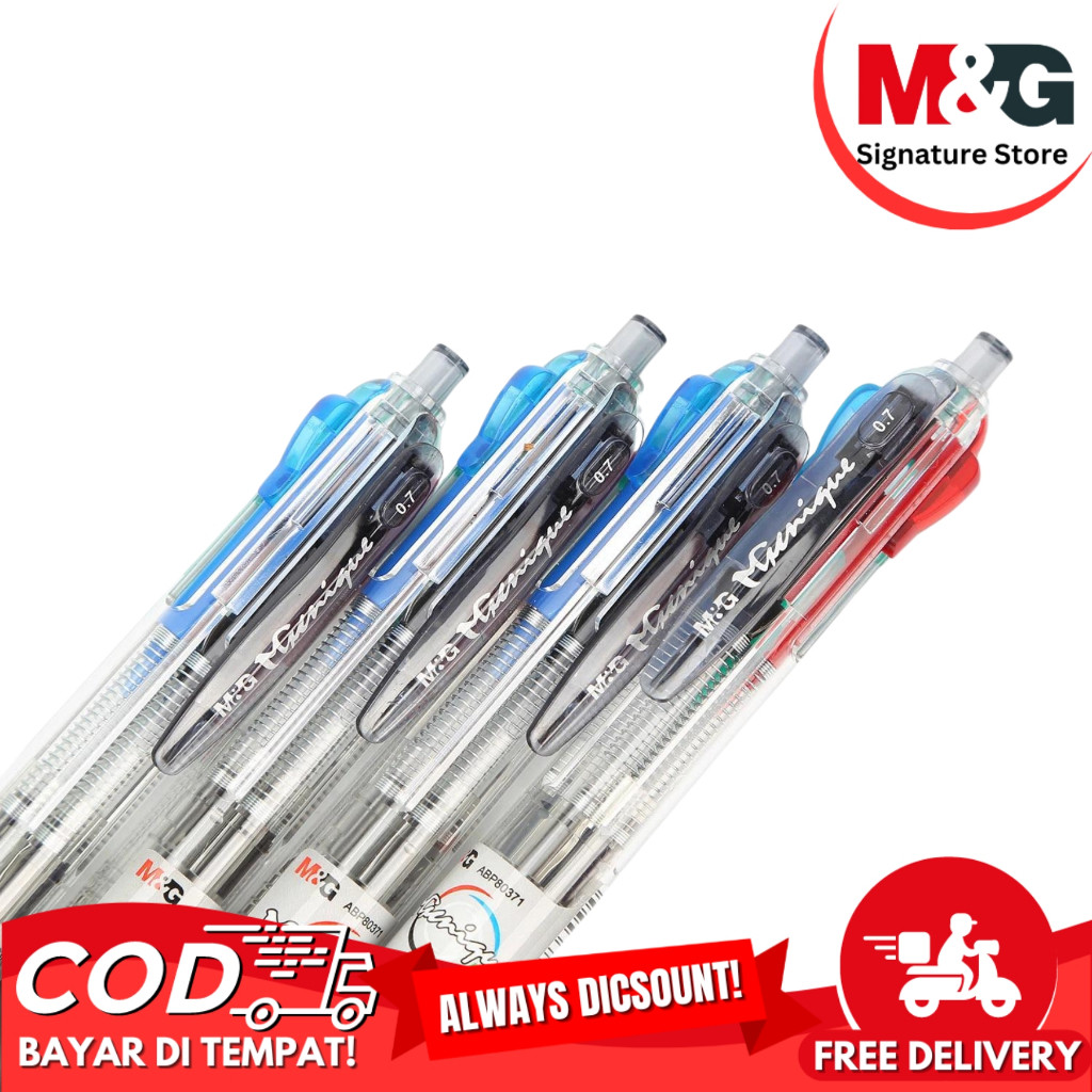

Ballpoint 4 in 1 M&G ABP80371 Monique Pulpen 4 Warna Tip 0.7mm - SATUAN
