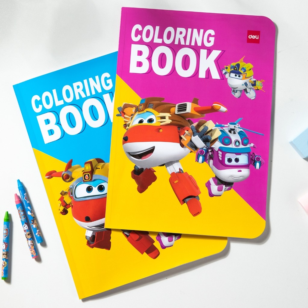 

Deli Coloring Book Buku Gambar Isi 12 Lembar Kertas Tebal 120 Gram Tidak Mudah Tembus EN028