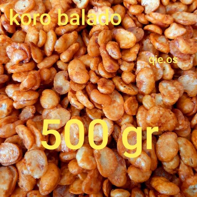 

Kacang koro balado pedas 500 gr