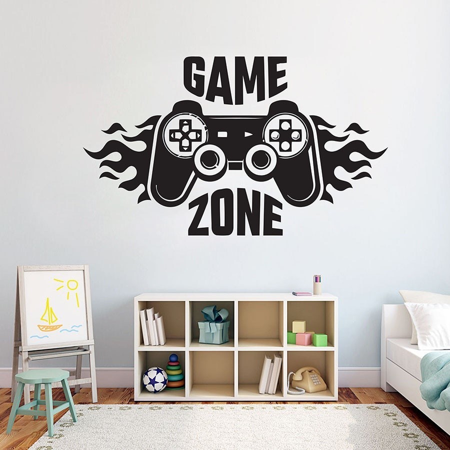 

Wall Cutting Stiker Dinding Gamer Dinding Makan Tidur Permainan Stiker Dinding Dekorasi Kamar Tidur