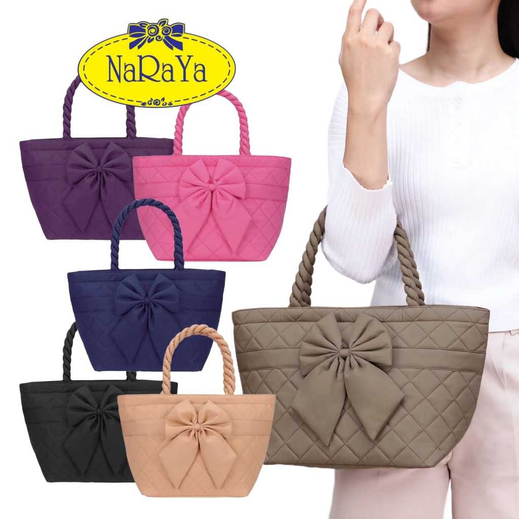 (NARAYA BAG) TAS NaRaYa HANDBAG ORIGINAL THAILAND NBF-52WR - NARAYA BE SIMPLE HANDBAG - TAS TANGAN T