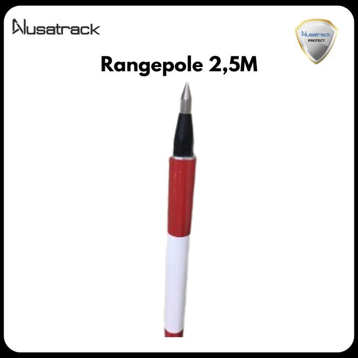 Telescopic Range Pole / Prisma Pole /Pole Stick/Jalon Prisma 2,5 Meter Terlaris