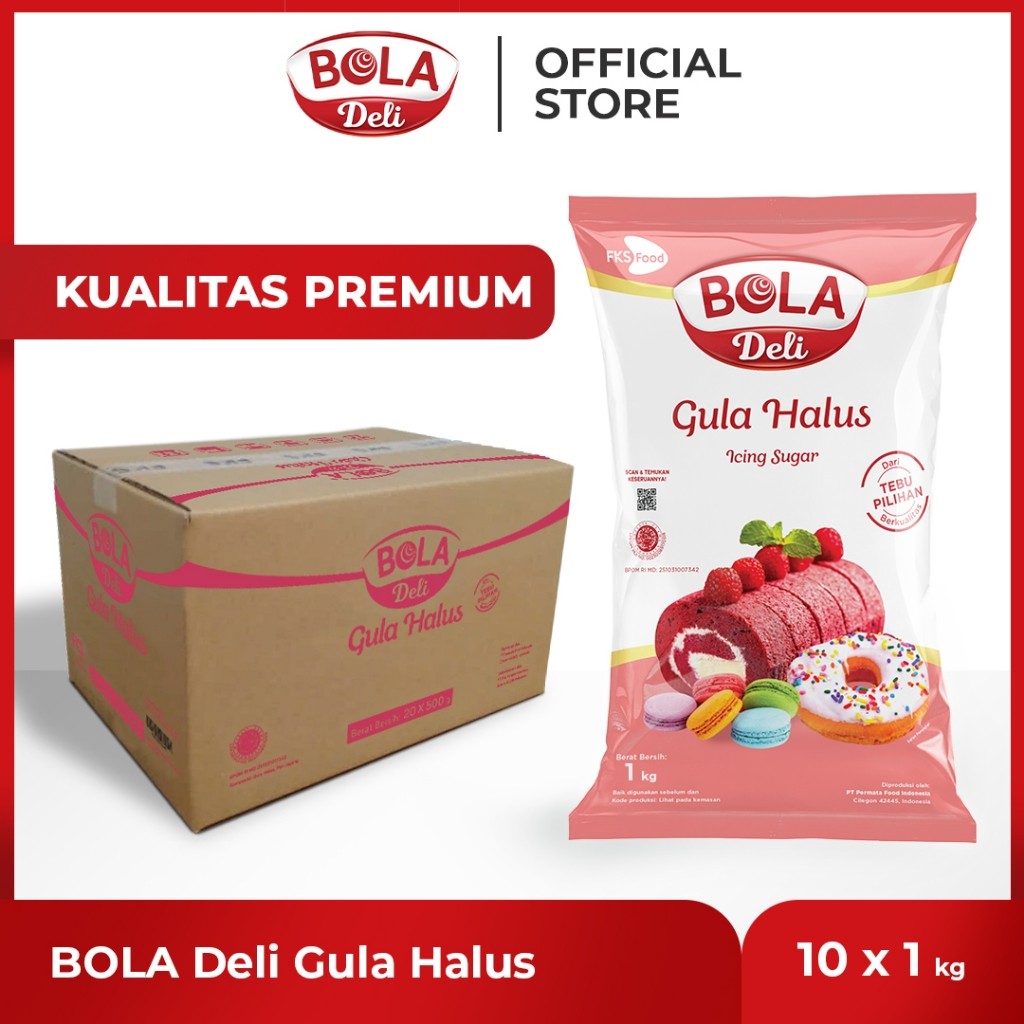 

BOLA Deli Gula Halus 1 kg Karton
