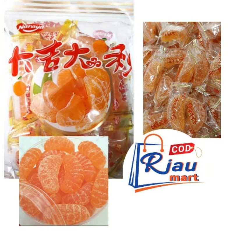 

[oddsolshop] pekanbaru/Permen Jelly Lunak Rasa Jeruk 500g