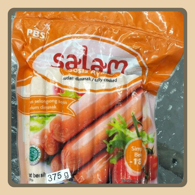 

SALAM Sosis Ayam 375g isi 15