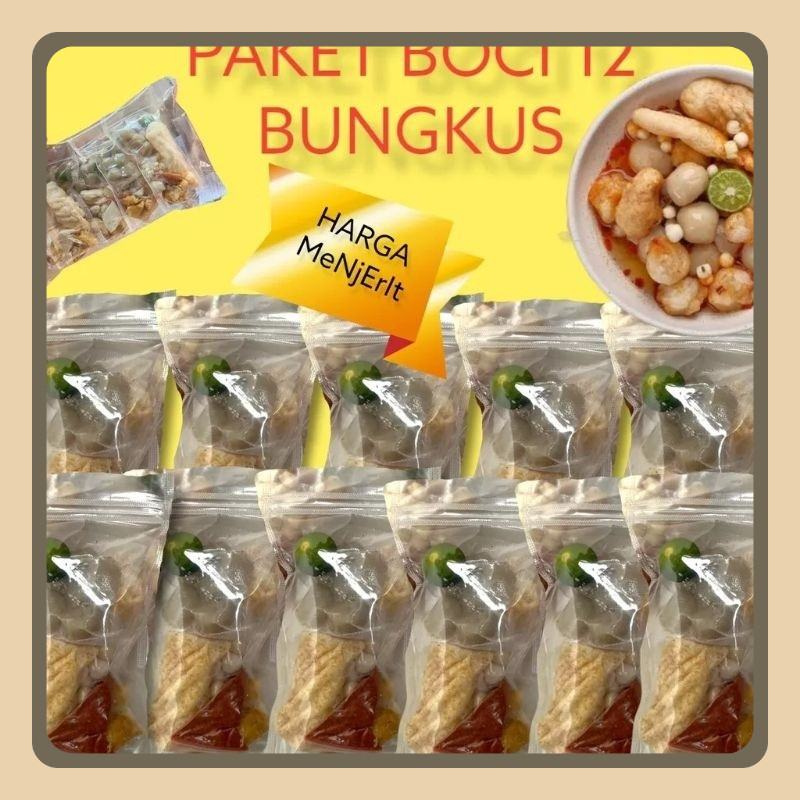 

Baso Aci 12 Bungkus Paket Hemat/ Baso Aci Instan / Baso Aci 12 Bungkus