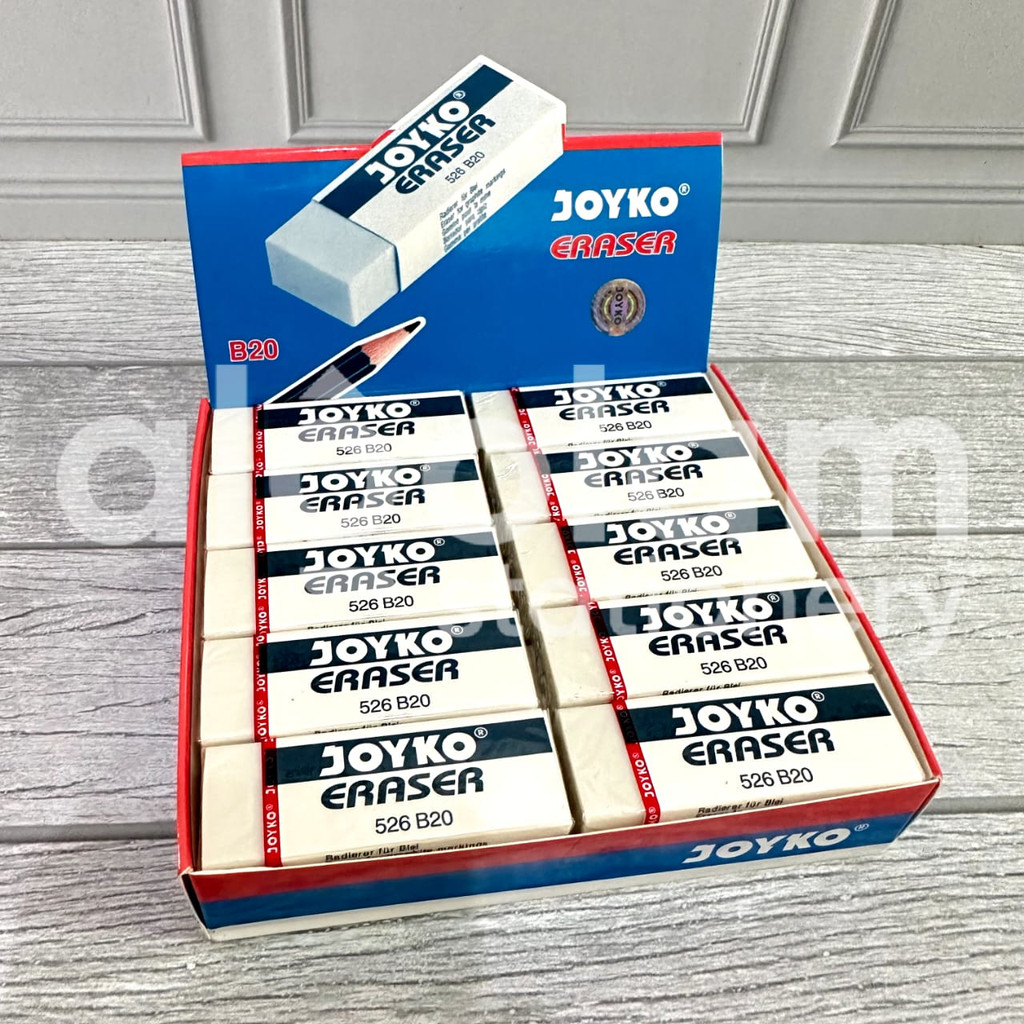 

ECER ( 1 PCS ) Penghapus Besar Putih Joyko lengkap