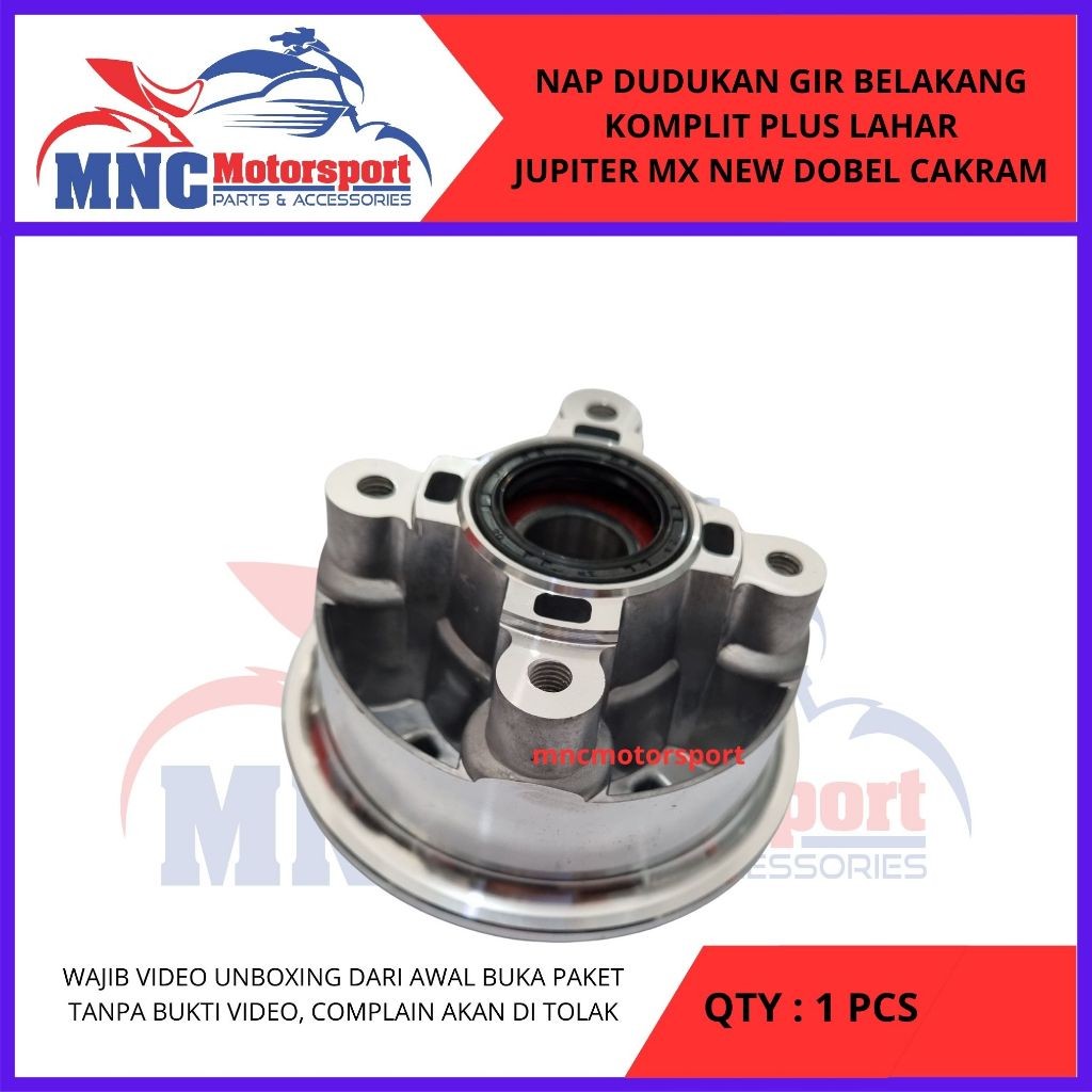 PLUS LAHAR NAP DUDUKAN GEAR GIR BELAKANG CHROME JUPITER MX NEW DOBEL CAKRAM