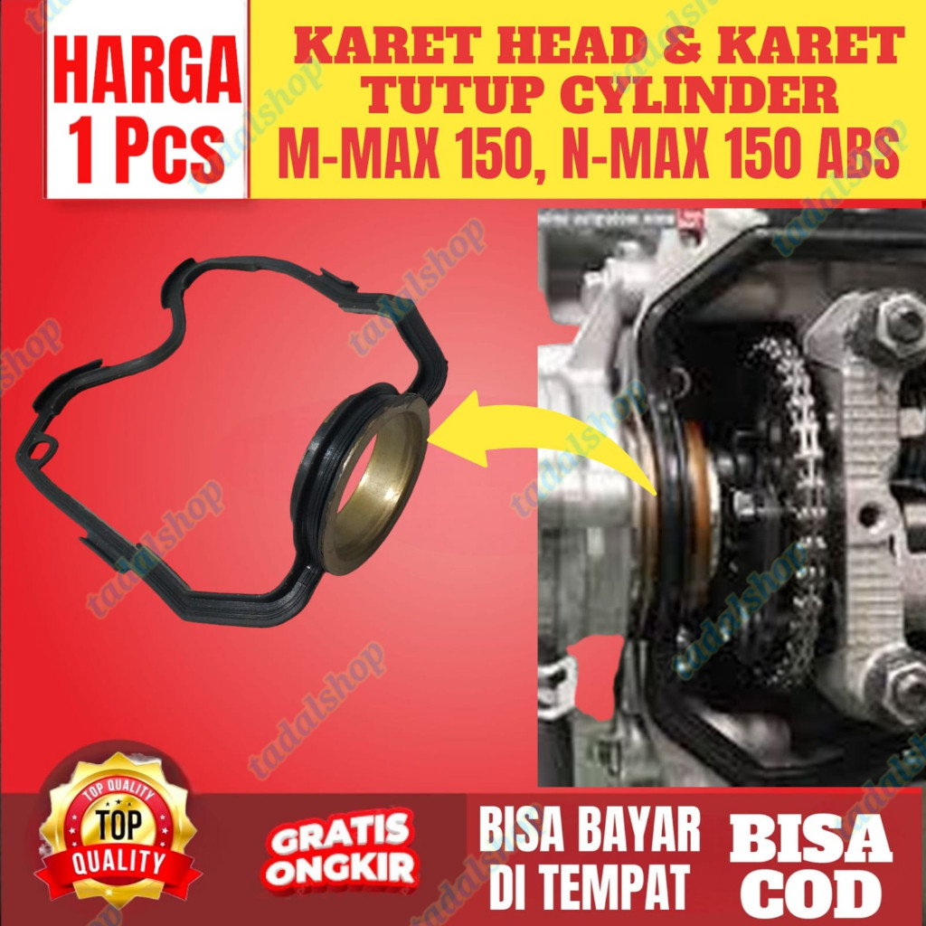 seal head nmax karet head nmax aerox karet head gastket cylinder oring cover yamaha nmax aerox