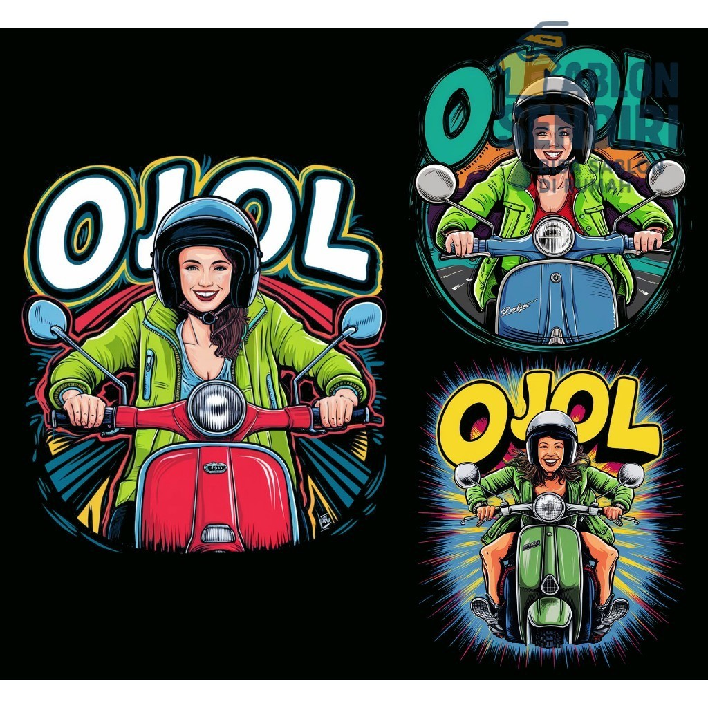 

OJOL Sablon Setrika/Sablon DTF Printing Siap Press Kaos/Sweatshirt/Crewneck/Hoodie/Totebag/Sweater/Jaket Polos Custom Gambar Tulisan Kata Kata Custom Ojol Ojek Gojek Grab Online Pria Wanita