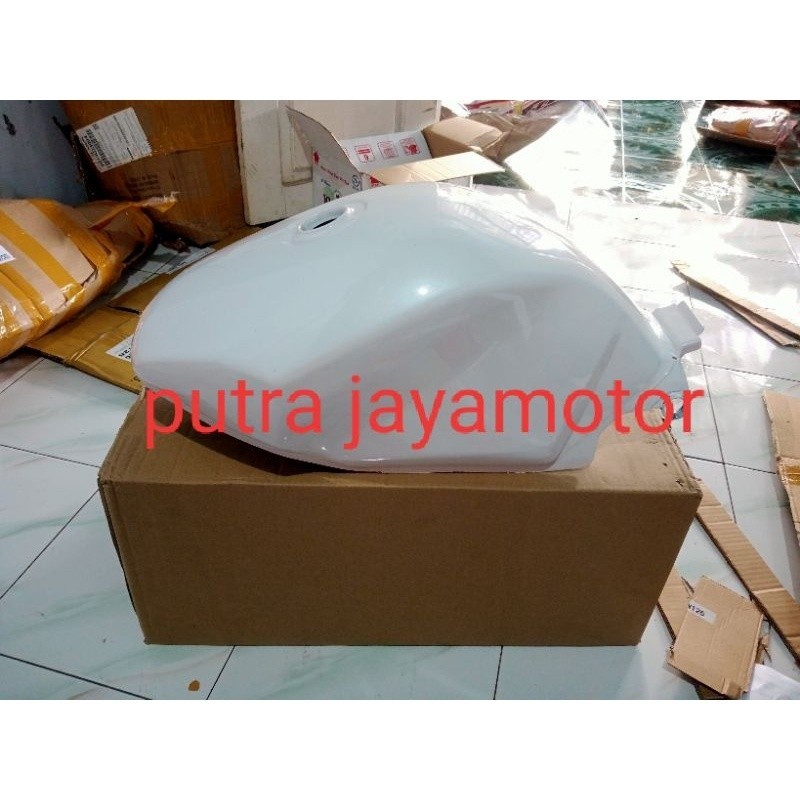 [COD] tangki Yamaha Vixion lama Vixion old warna putih mutiara IMPOR BAHAN IMPOR KW MIRIP ORIGINAL