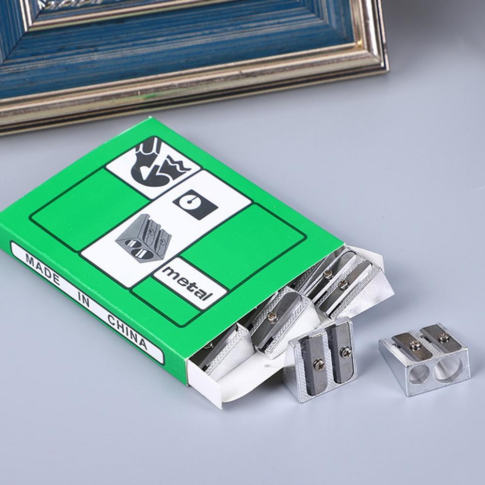 

Pencil Sharpener Magnesium Metal Graphite Pencils Sharpener Office Supplies Stationery Accessories For Students And consumer