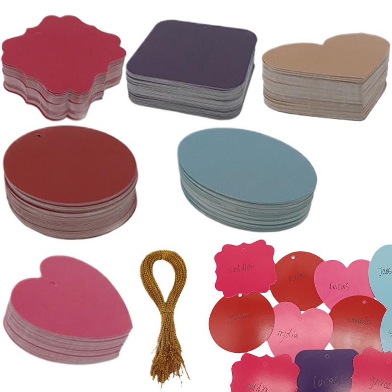 

Label Tags With String 300X Blank Paper Label Tags With String String-Attached Paper Tags For Crafting Writable Inventory Tags