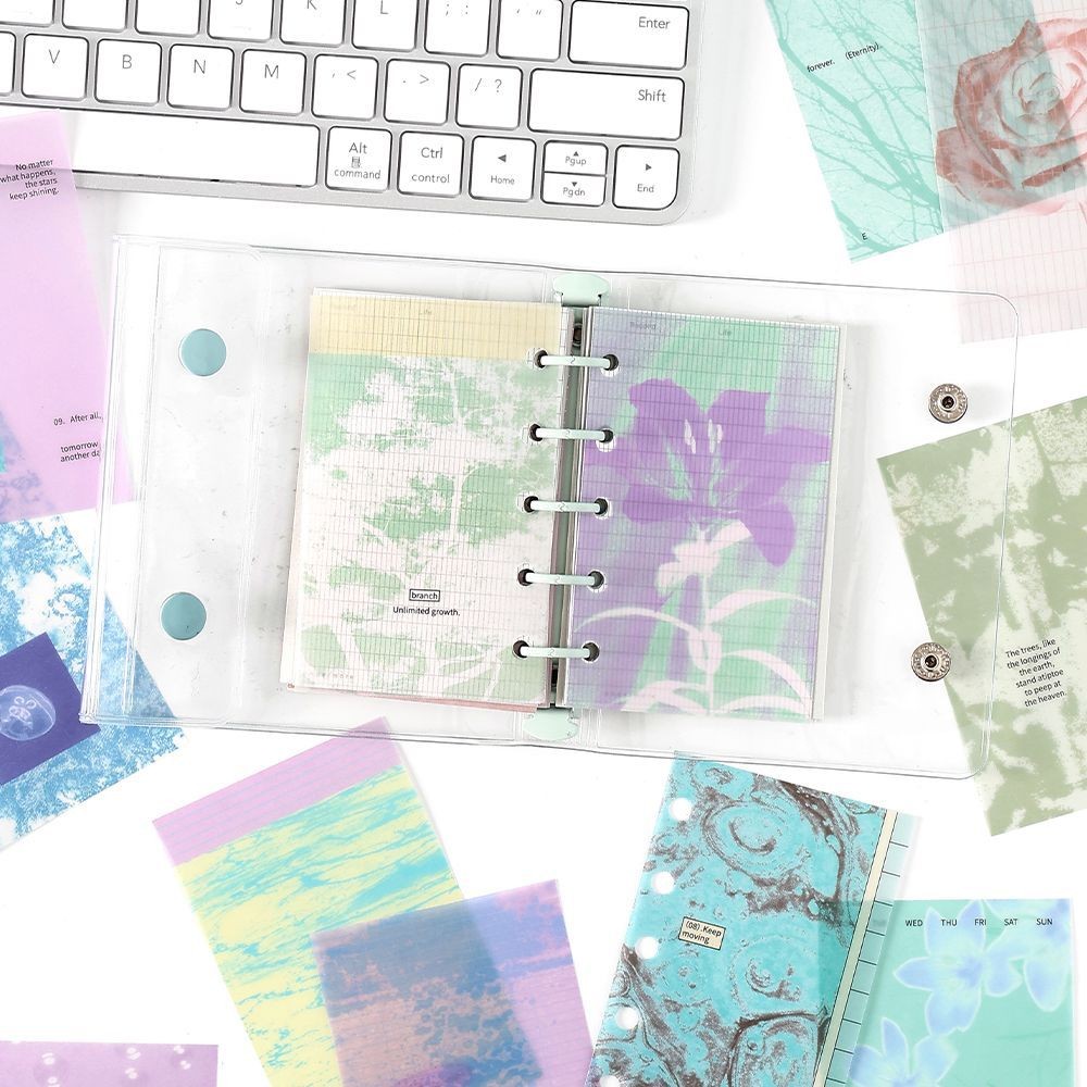 

10pcs/lot Memo Pads Material Paper slow start to the season Collection Journal Scrapbooking paper Background Decoration Paper