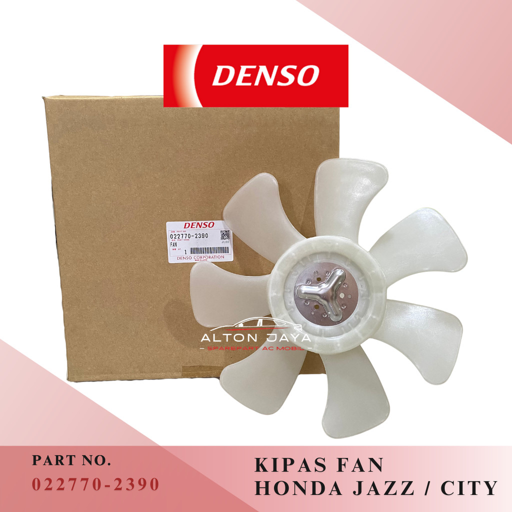 KIPAS FAN AC MOBIL HONDA JAZZ CITY DENSO ASLI 022770-2390