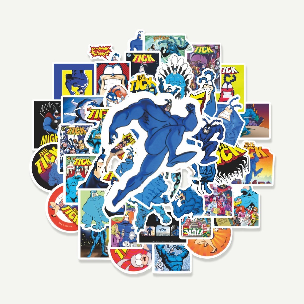 

Sticker Pack Sticker Kartun The Tick Sticker | Sticker TUMBLR | Stiker LAPTOP KOPER HELM