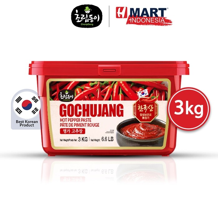 

NEW Choripdong Hot Pepper Paste (Gochujang) - Pasta Cabe 3kg