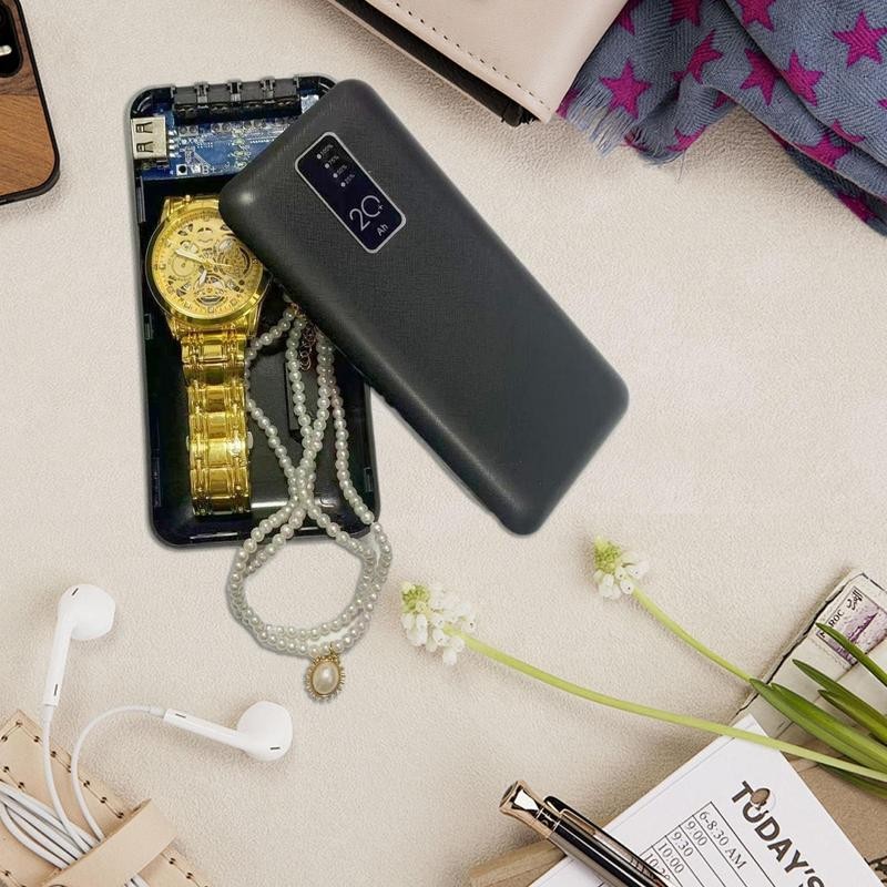 

Secret Storage Small Secret Safe For Money Hiding Containers For Necklaces Rings Power Bank Shape Disguised Compartment