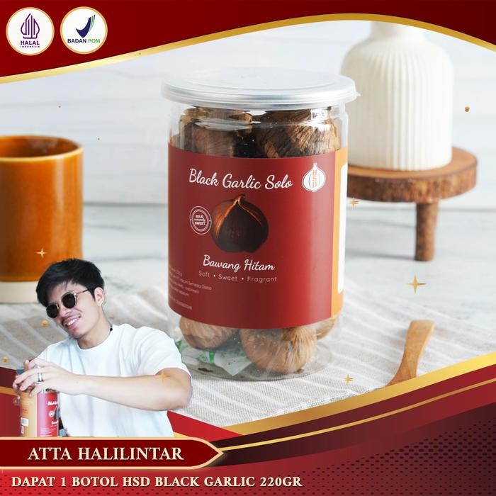 

Black Garlic HSD 220 Gr / Bottle, Bawang Hitam Spices v2