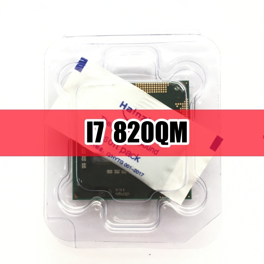 Core i7-820QM i7 820QM 1.73GHz Quad Core CPU Laptop Processor 45W Socket G1 / rPGA988A