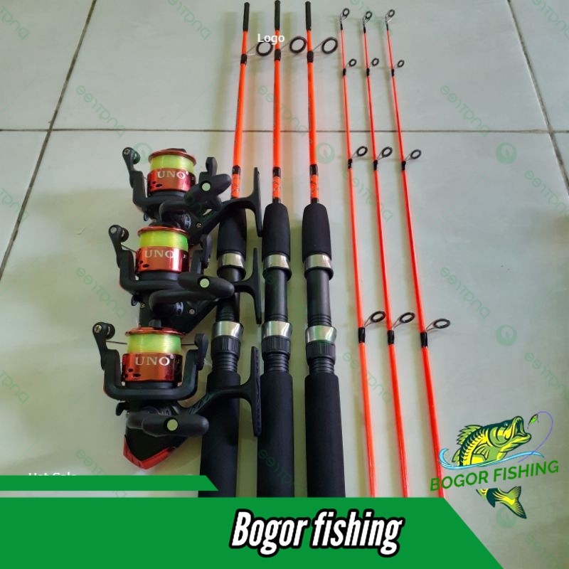 Set mancing lengkap - joran pancing lengkap siap mancing