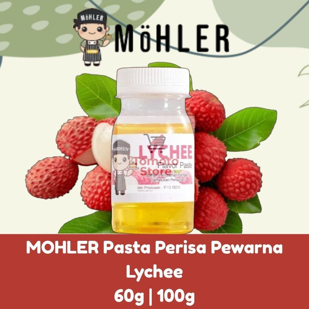 

✨ TOMOTOSTORE ✨ MOHLER Pasta Perisa Pewarna Lychee