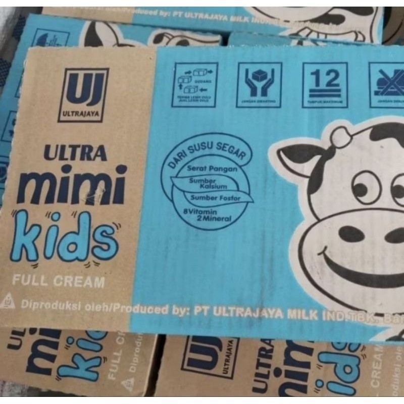 

New Susu UHT Ultra Mimi 1Dus isi 40 PCs @125ml Rasa Coklat Full Cream Vanilla StroberiPremium