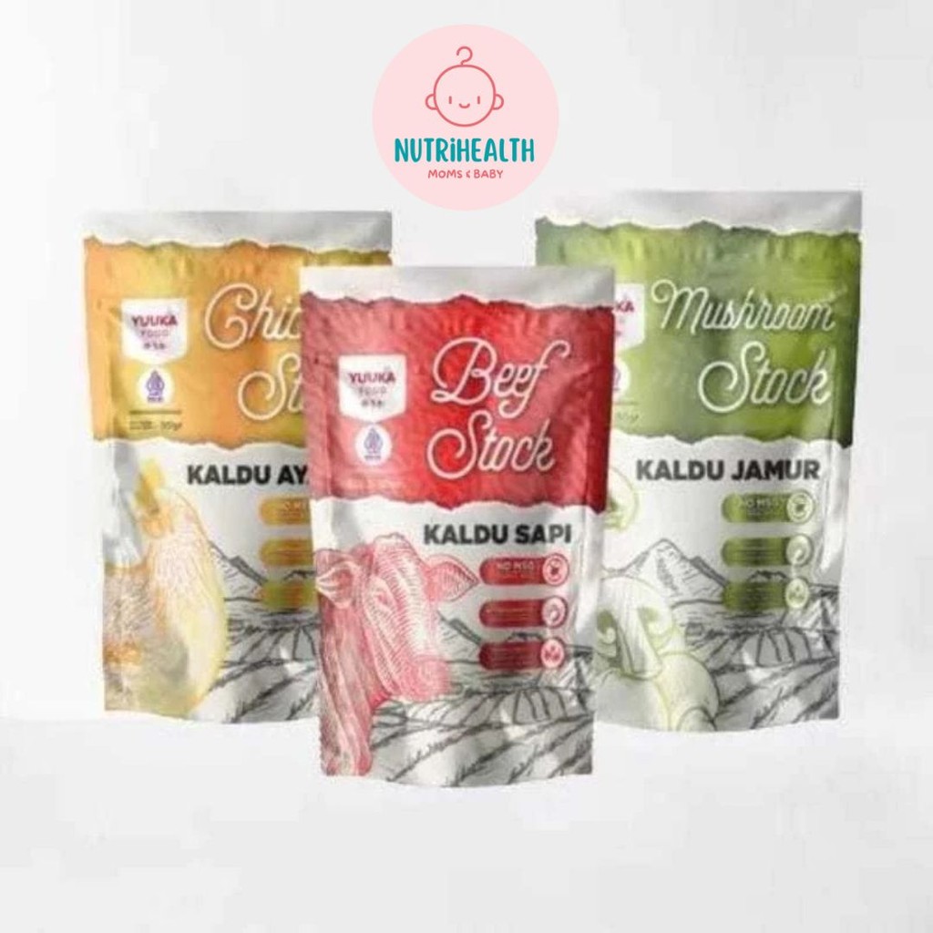 

Yuuka Food Kaldu Mpasi Non MSG Kaldu Sapi Ayam Jamur Kaldu Bayi Makanan MPASI