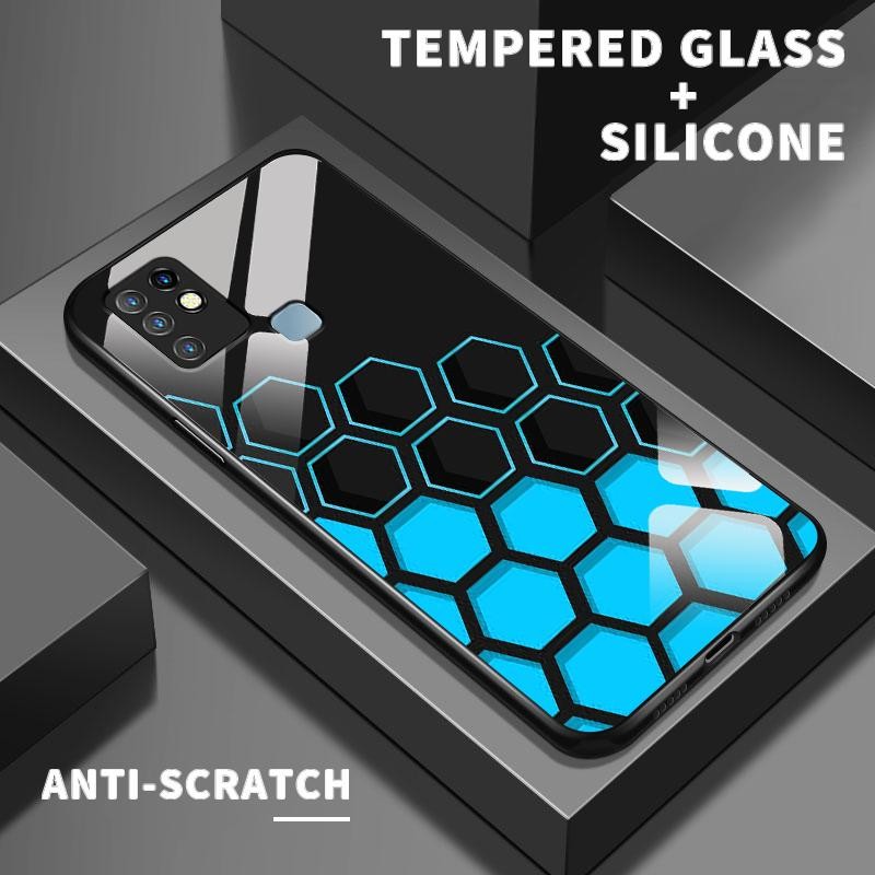 Case For Infinix Hot 10 Hot 10 Lite Hot 10 Play Hot 11 Play Hot 30i Hot 40i Hot 9 Play Tempered Glas
