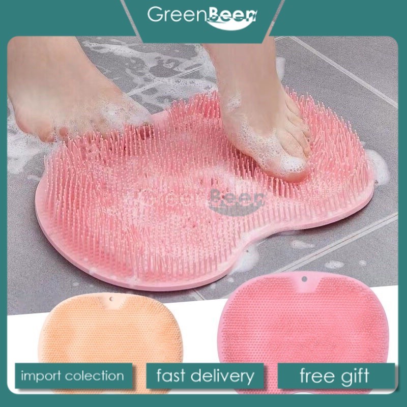 Sikat Pijat Kaki Bahan Silikon Anti Slip Untuk Kamar Mandi - GREENBEEN