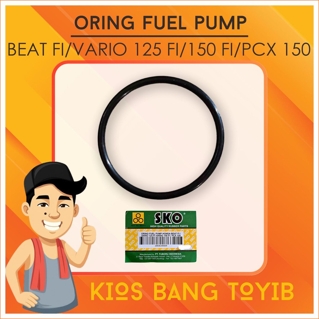 Karet Oring Fuel Pump BEAT FI VaRIO 125 VARIO 150 PCX 150 O-Ring Fuel Pump Beat FI SKO (Fuboru)