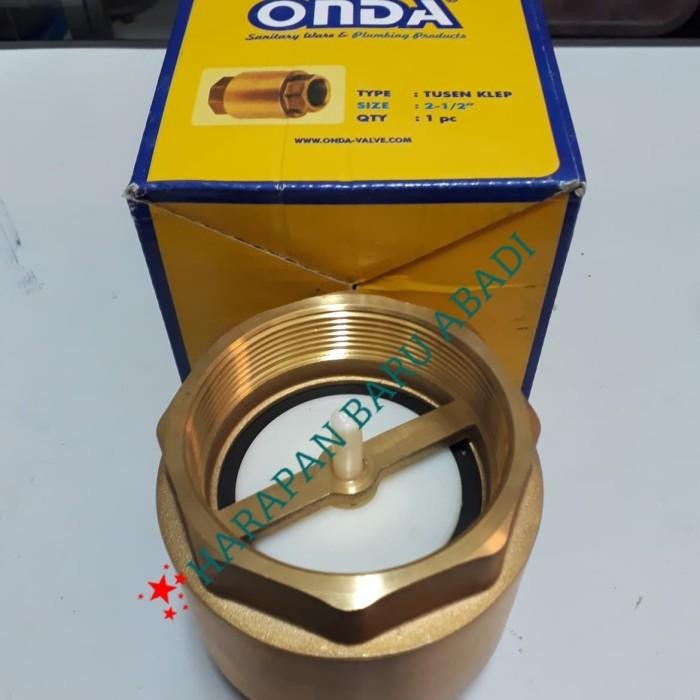 Tusen Klep ONDA 1/2" inch / Tusen Klep Kuningan ONDA