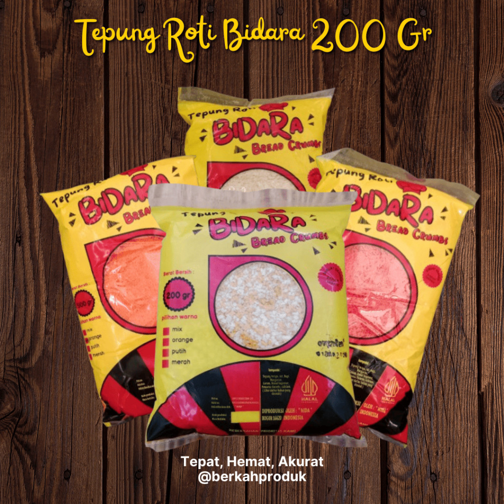 

Tepung Roti Tepung Panir ALL VARIAN Bidara 200 Gram / PCS