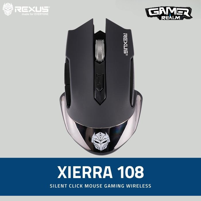 Rexus Xierra 108 Silent Click Wireless Gaming Mouse