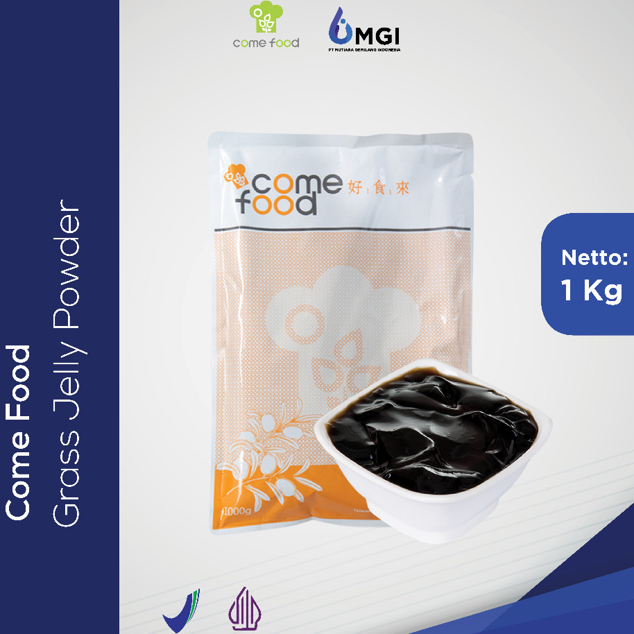 

DDI Grass Jelly / Cincau Topping / Isi Minuman / Drink Taiwan 1 kg BPOM HALAL